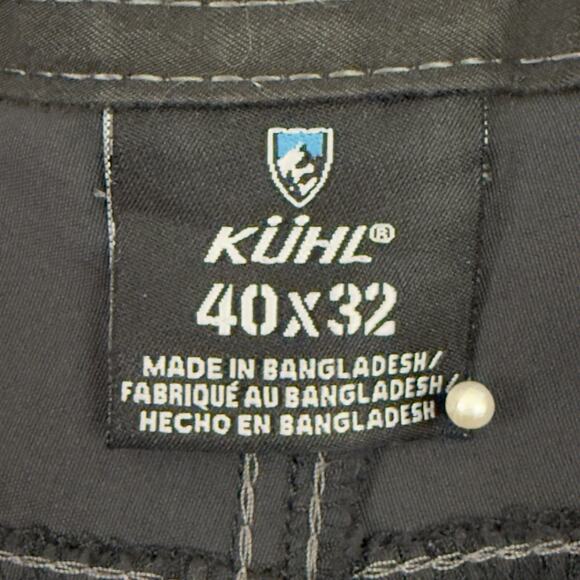 Kuhl Renegade Rock Pants Men’s 40x32 Gray Outdoor Hiking Stretch Nylon - Picture 2 of 16